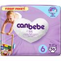 Canbebe Bebek Bezi 6 Beden Junior 15+ Kg 36'lı Aylık Paket