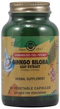 Solgar Ginkgo Biloba Leaf Extract 60 Bitkisel Kapsül