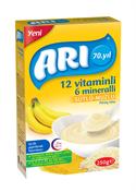 Arı Mama 12 Vitaminli 6 Minaralli Sütlü Muzlu Pirinç Unu 250 gr Kaşık Maması