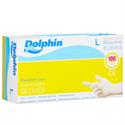 Dolphin Lateks Pudralı Büyük Boy (L) 100'lü Muayene Eldiveni