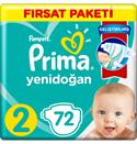 Prima Aktif Bebek 2 Beden 72 Adet Bebek Bezi