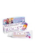ROCS Kids Balonlu Sakız Tadında 4-7 Yaş Florürsüz Diş Macunu
