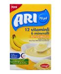 Arı Mama 12 Vitaminli 6 Mineralli Sütlü Muzlu Pirinç Unu 200 Gr Kaşık Maması