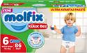 Molfix 6 Numara Large 86'lı Ultra Avantaj Paketi Külot Bez