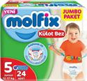 Molfix 5 Numara Junior 24'lü Jumbo Paket Külot Bez