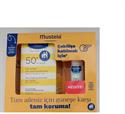 Mustela Spf50+ Çok Yüksek Koruma Faktörlü 100 ml Güneş Losyonu+Hydrabebe 50 ml Vücut Losyonu
