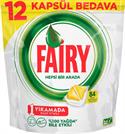 Fairy Hepsi Bir Arada Limon 84'lü Bulaşık Makinesi Kapsülü