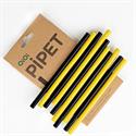 OİOİ 10'lu Silikon Pipet Siyah-Sarı