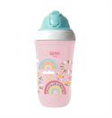 Wee Baby 352 Yalıtımlı Pipetli Bardak Pembe