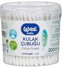 Wee Baby 200'lü Pamuklu Bebek Kulak Çubuğu