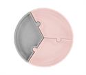 OiOi Silikon Puzzle Tabak Pinky Pink-Powder Grey