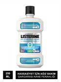 Listerine Sensitive Hassasiyet İçin Geliştirilmiş Koruma Gargara 250 ml