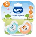 Wee Baby Sevimli Hayvanlar Damaklı 0-6 Ay 2'li Emzik