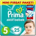Prima Aktif 5 Numara Junior 25'li Bebek Bezi