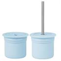 Oioi Ham + Hüp Pipetli Bardak - Mineral Blue / Powder