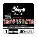 Sleepy Günlük Ped Black Süper Eko Normal 40'lı