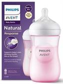 Philips Avent SCY903/11 Natural Response PP 260 ml Pembe Biberon
