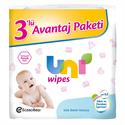Uni Wipes Islak Bebek Havlusu 3'Lü Paket