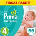 Prima Aktif Bebek 4 Beden 66 Adet