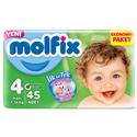 Molfix Bebek Bezi 4 Beden Maxi Jumbo Paket 45 adet