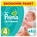 Prima Aktif Bebek 4 Beden 45 Adet