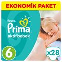 Prima Aktif Bebek 6 Beden Extra Large 28 Adet Bebek Bezi
