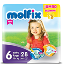 Molfix Bebek Bezi Comfort Fix Jumbo 6 Beden 28 Adet